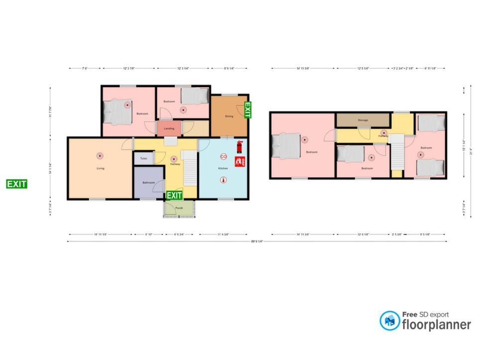 فيلا Bayview Self-Catering, ليرويك المظهر الخارجي الصورة